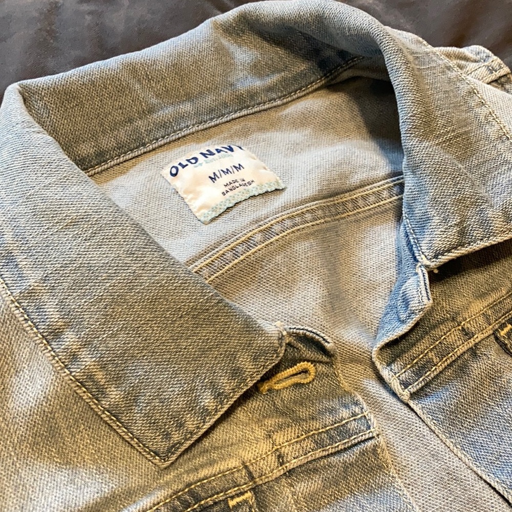Old Navy light wash denim vest M - Picture 2 of 6